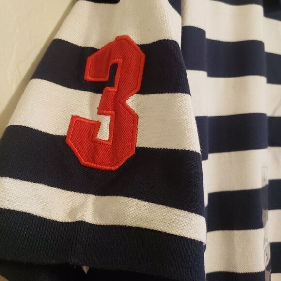 U.S Polo Assn. Striped short sleeve polo NWT - Picture 4 of 6